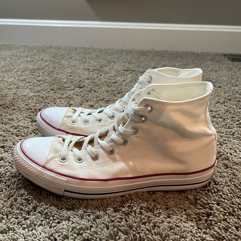 Off white colored Converse